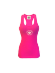 TI Fluorescent Fitted Pink Tank Top