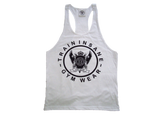 TI Fitness Stringer Vest White